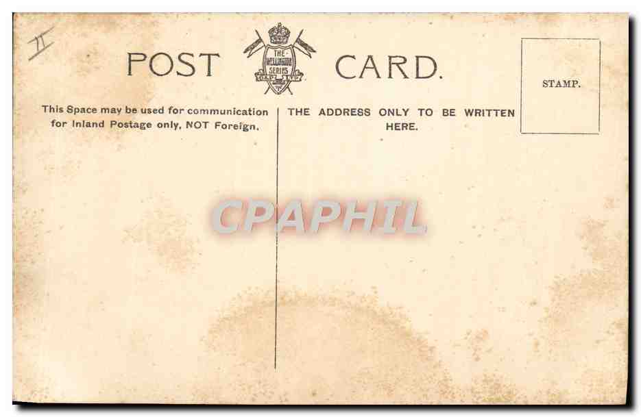 CPA Bateau de guerre HMS Excellent Quarter deck Fall in for drill — Verso