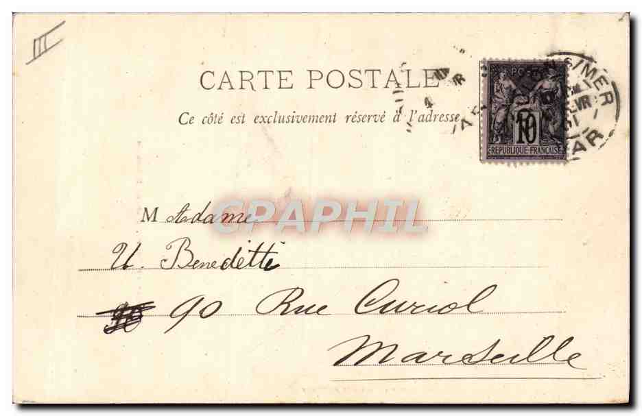 Coulon — Sauvetage de marins — A. Boujault, phot.-édit. - Toulon-sur-Mer — Verso