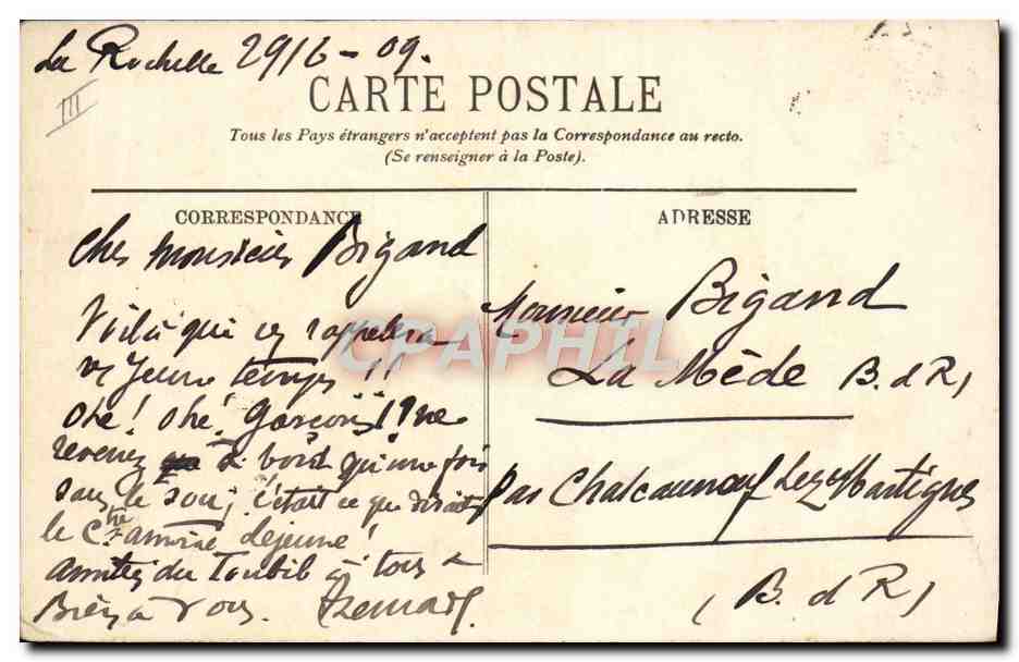 MARINE DE GUERRE — Une Baleinière — LL. — Édition LL. — Verso
