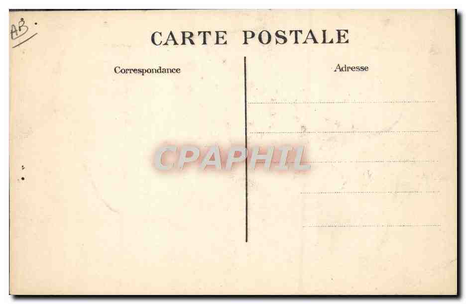 Explosión del acorazado "Liberté" en Toulón — 25 de septiembre de 1911 — E.F. París — Reverso