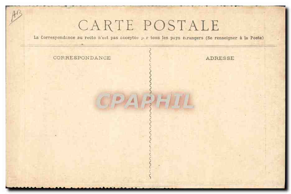 CPA Train Chemin de fer d'Orleans Touraine Langeais  — Rückseite