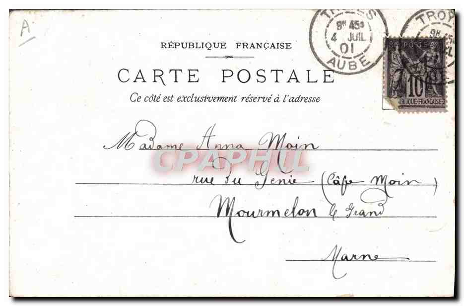 CPA Train Chemins de fer de l'Est Lac des 4 cantons Suisse Witznau — Verso