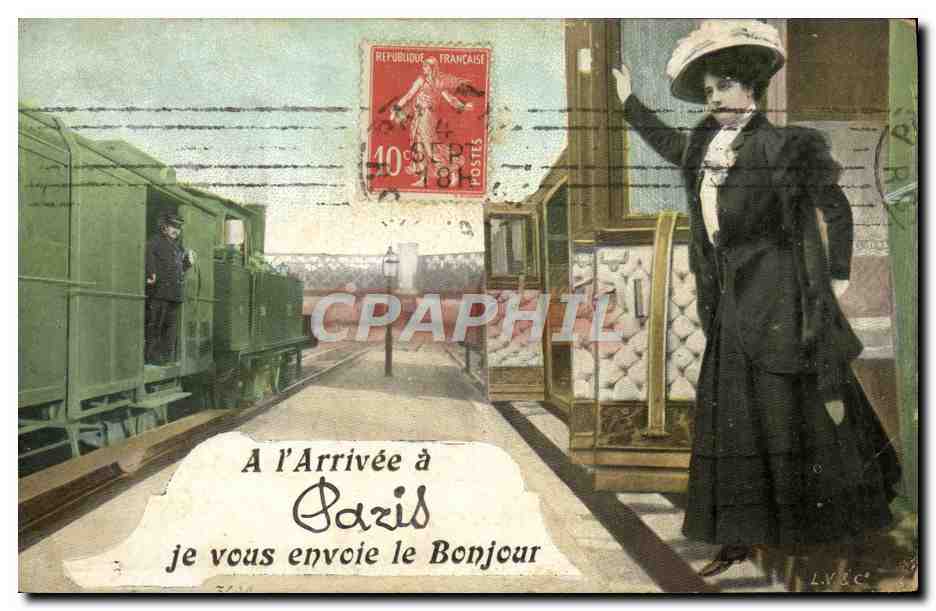 CPA Train Paris 