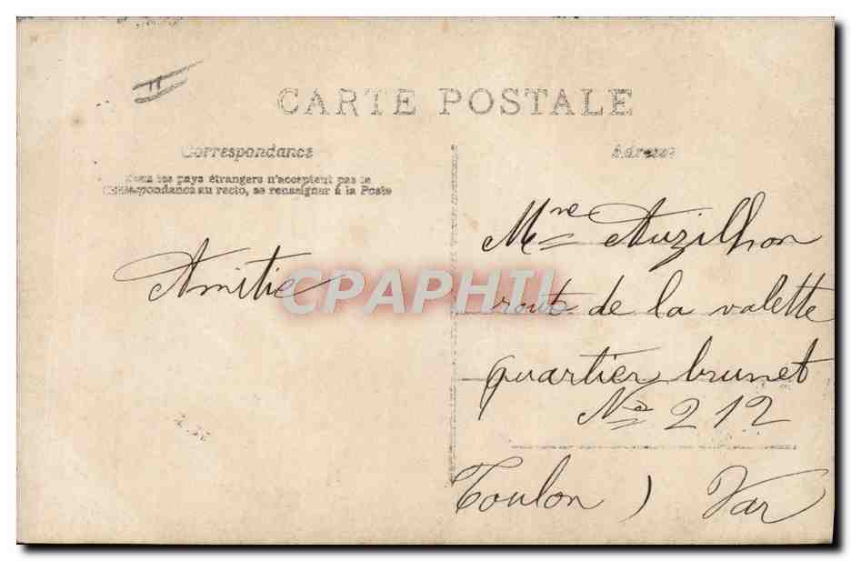 CPA Train Un bonjour Sables d'Olonne Femme  — Verso