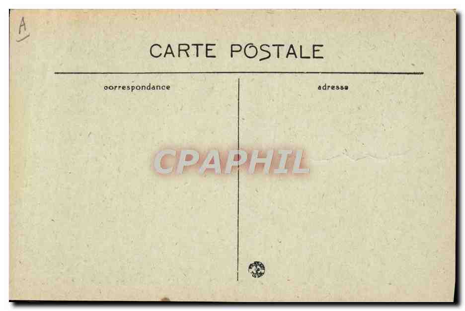 CPA Nimes Les trois piliers romains Tramway — Rückseite