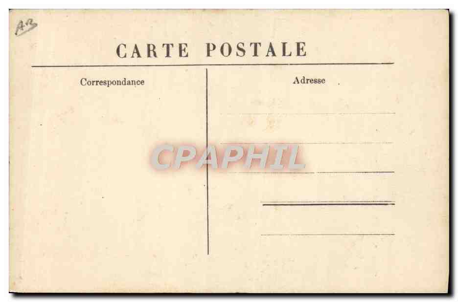 CPA Grande semaine d'aviation Barrier sur Bleriot Nouveau type circuit de l'Est Avion — Verso