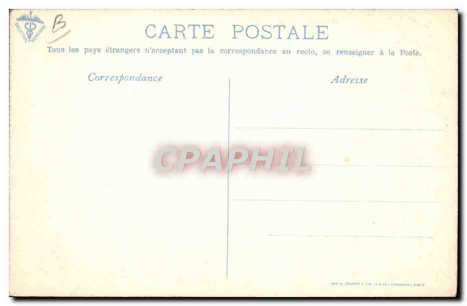CPA Avion Aviation Monoplan Rep Circuit Europeen Juin Juillet 1911 Le depart de Gibert — Rückseite