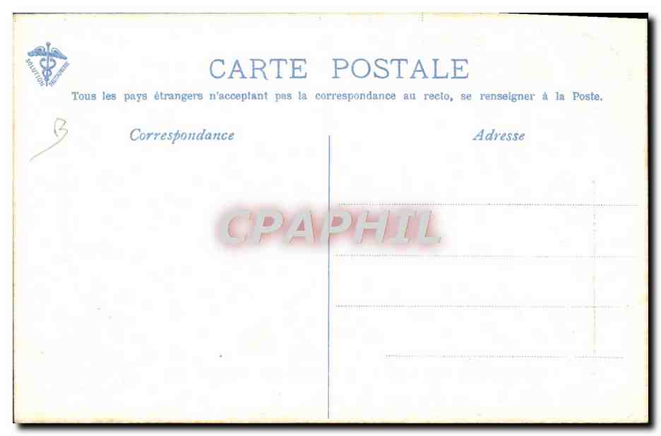 CPA Avion Aviation Biplan Farman Circuit europeen Juin Juillet 1911 Atterrissage de Renaux et Senouques a Vincennes — Verso