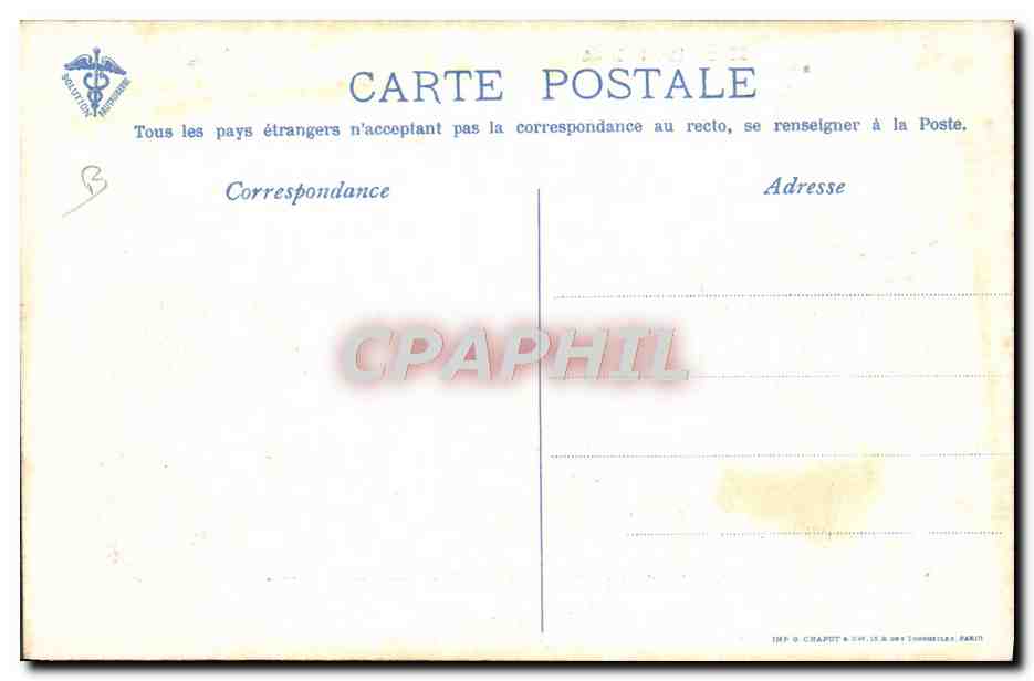 CPA Avion Aviation Monoplan Bleriot Circuit europeen Juin Juillet 1911 Arrivee de Garros a Liege Liege Utrecht — Rückseite