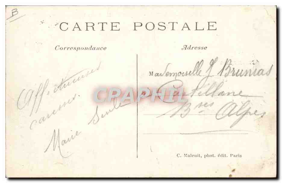 CPA Avion Aviation Christiaens sur biplan de course Farman  — Rückseite