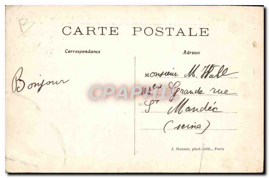 CPA Avion Aviation Chalons Aeroplane Farman modifie a Mourmelon Reims  — Verso