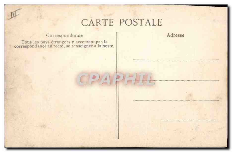 CPA Avion Aviation Le comte de Lambert sur son biplan Wright voie de Juvisy a la Tour Eiffel  — Verso