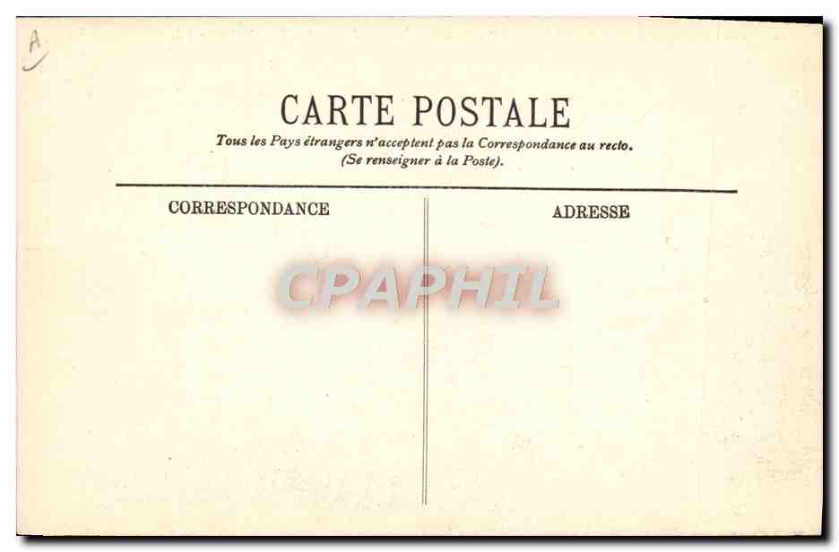 CPA Avion Aviation Monoplan Antoinette de M Hubert Latham  — Rückseite