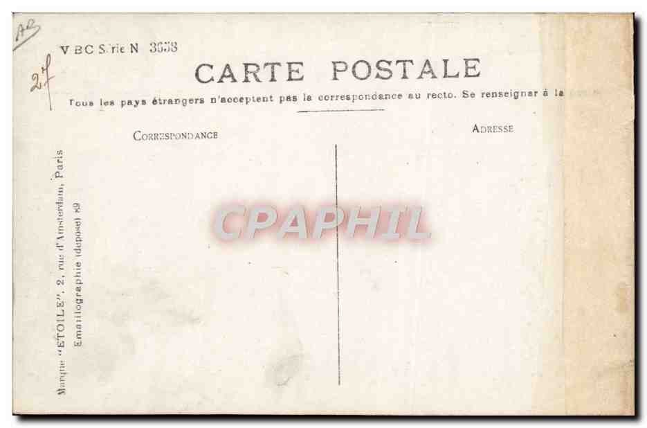 CPA Avion Aviation Aeroplane Bleriot en plein vol  — Verso
