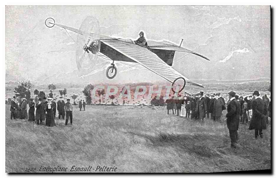 CPA Avion Aviation Aeroplane Esnault Pelterie 