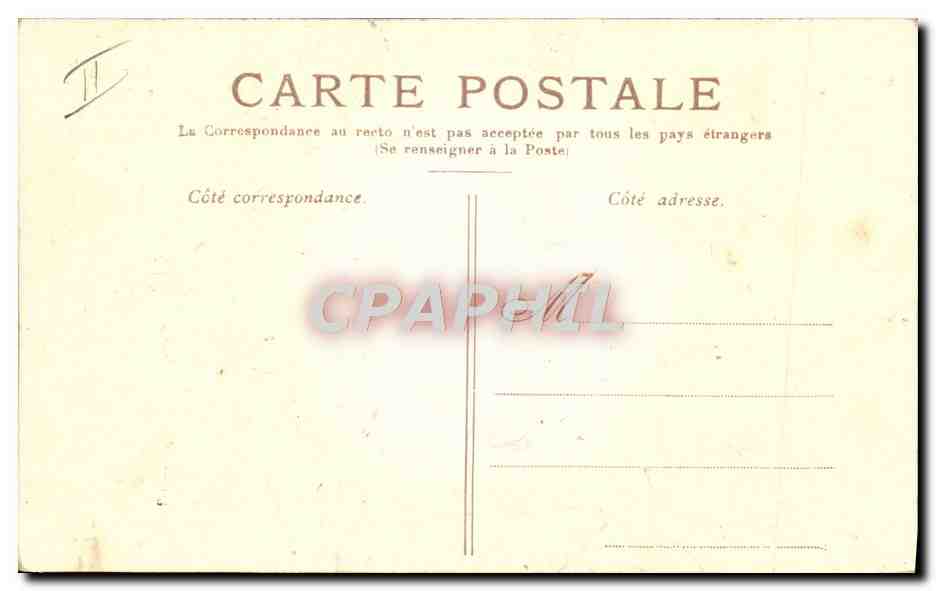 CPA Avion Aviation Biplan Farman Mignot Gabilan Gaudart  — Rückseite