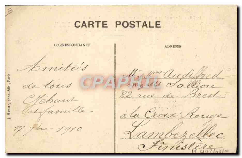 CPA Avion Aviation Monoplan Tellier pilote par Dubonnet  — Rückseite
