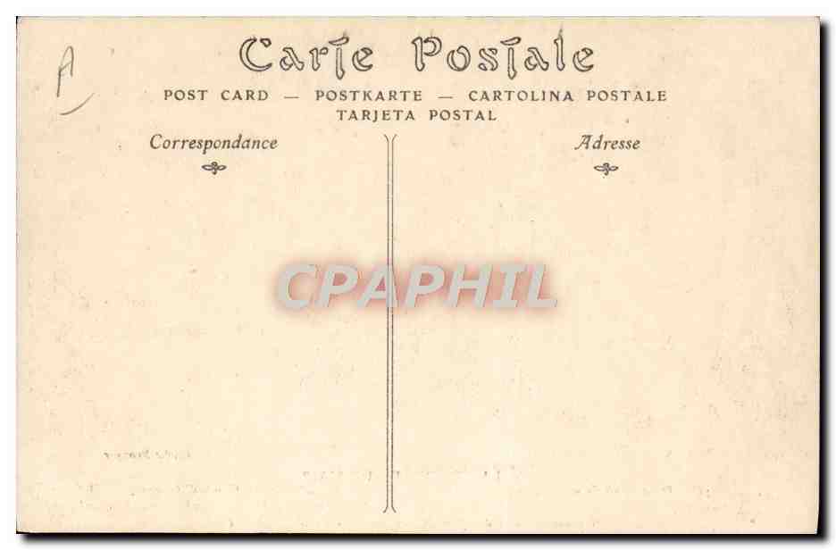 CPA Avion Aviation Wilbur Wright au camp d'Auvours  — Verso