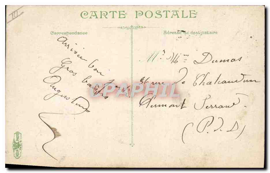 CPA Avion Aviation Aeroplane Wilbur Wright Arrivee au pylone  — Verso