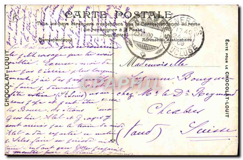 CPA Avion Aviation Aeroplane Wilbur Wright Une sortie au camp d'Auvours  — Rückseite