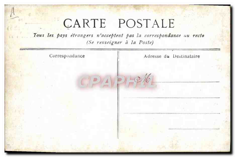 CPA Avion Aviation Aeroplane Wilbur Wright Autour du pylone Bochirol Sarras — Verso