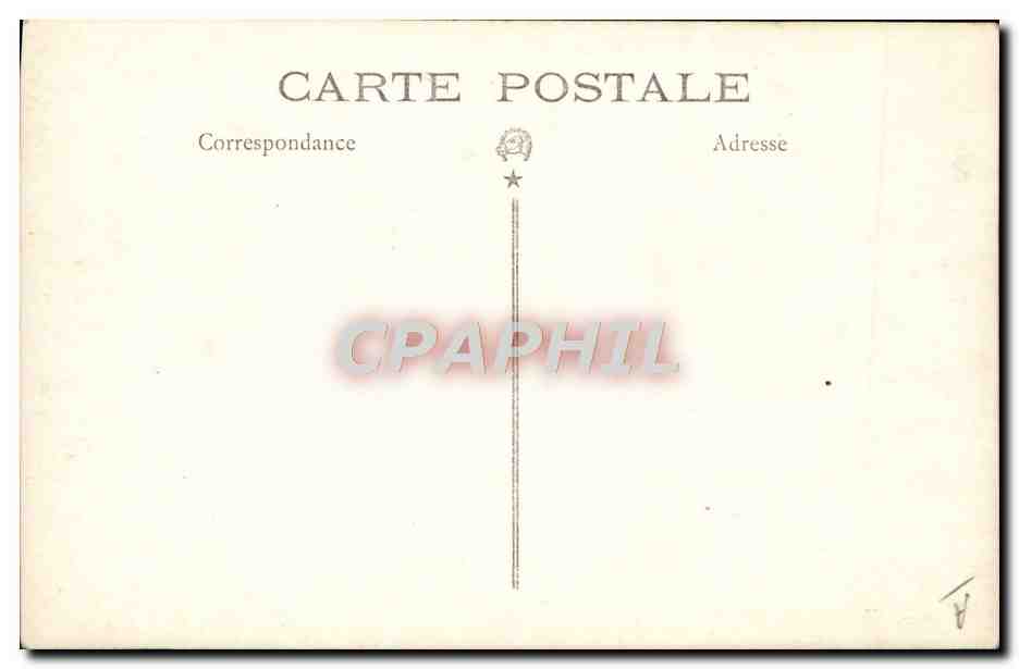 CARTE PHOTO Automobile  — Verso