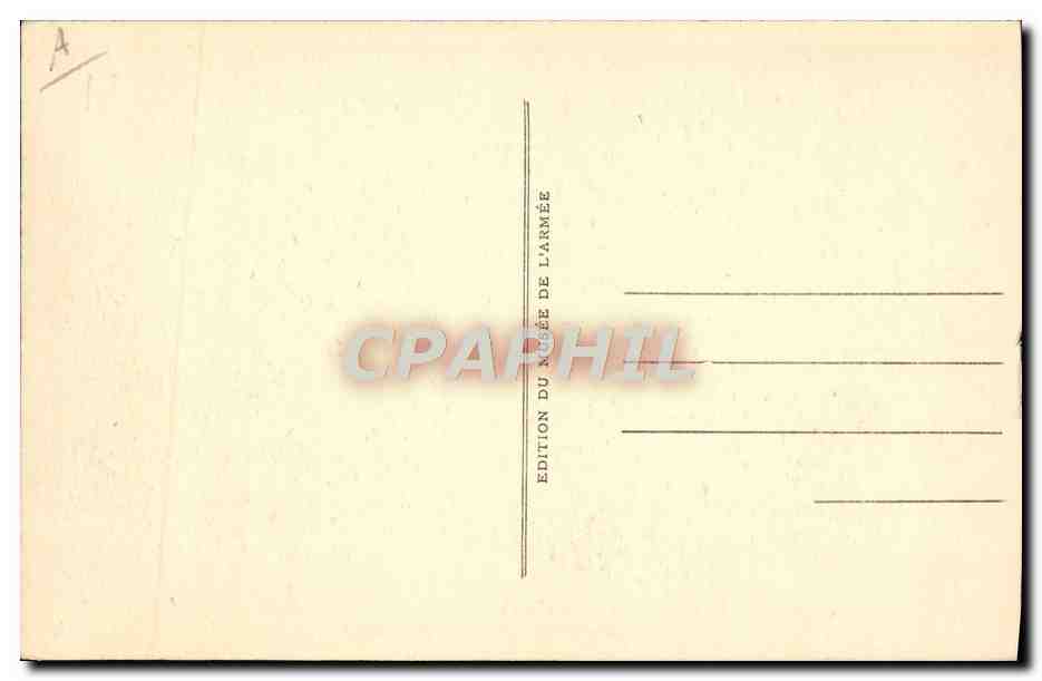 Taxi de la Marne — Les Invalides — Édition du Musée de l'Armée — Verso