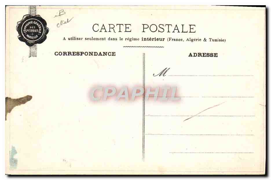 Automobile et baphtacycle sur rivière — Collection de la Cie Générale des Pétroles — Marseille, n°10 — Reverso