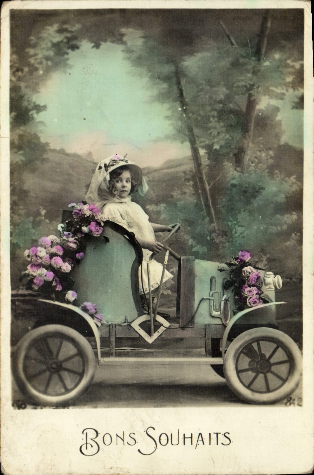 CPA Fantaisie Automobile Enfant