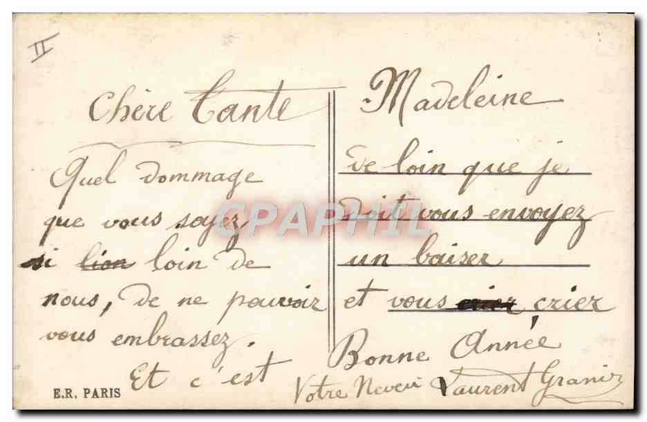 Couples en voiture — Bonne Année — PHEBUS n°3138 — Reverso