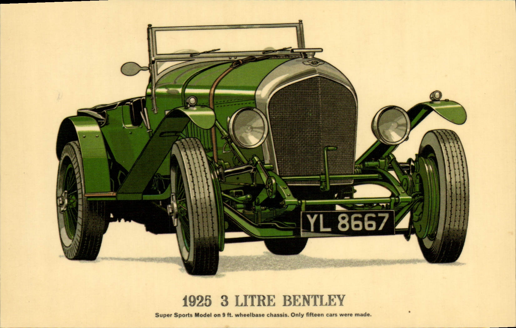 REPRO Fantaisie Automobile 1925 3 litre Bentley 