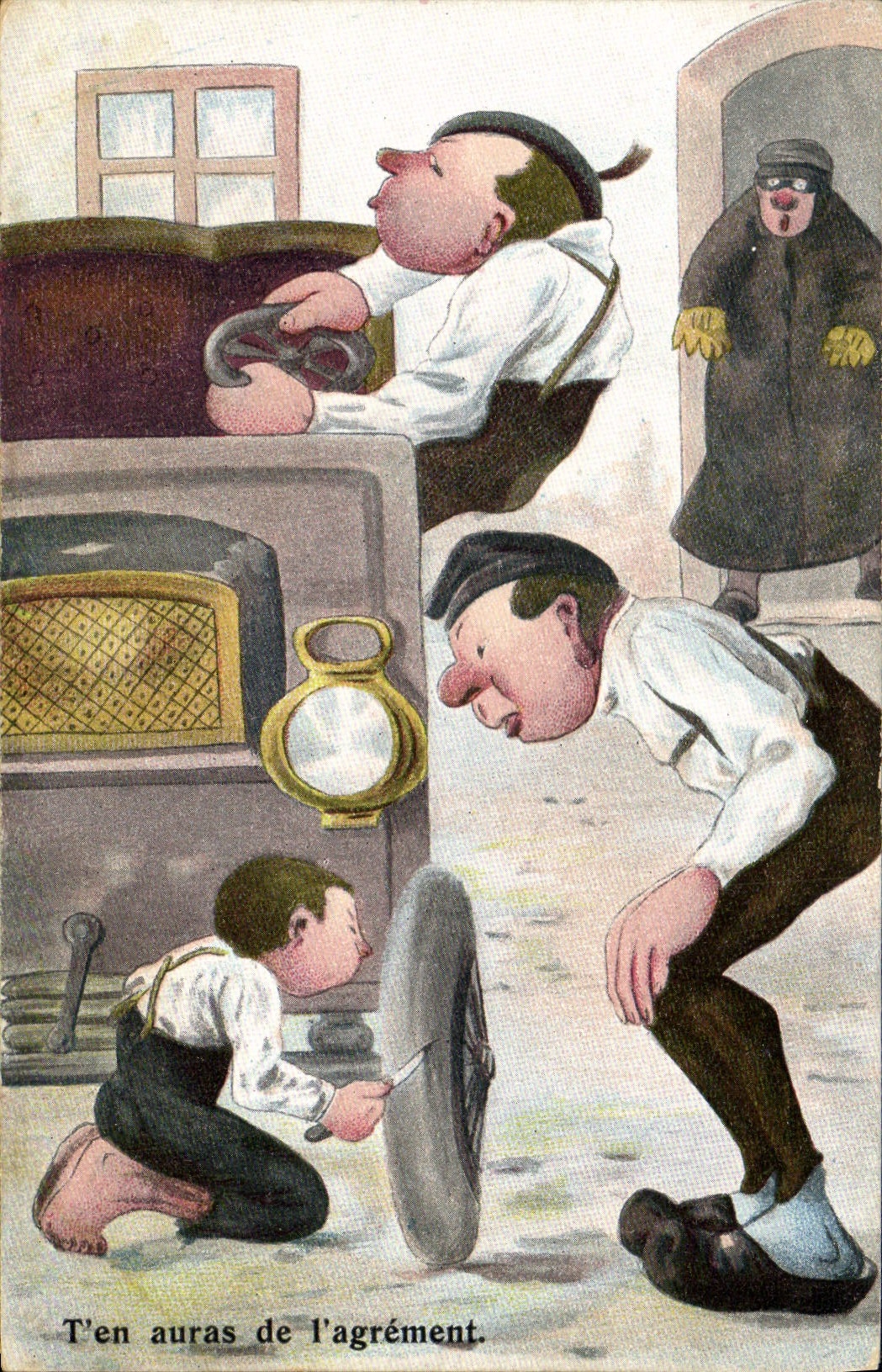 Carte postale humoristique — T'en auras de l'agrément — éditeur CPAPHIL, n° 391