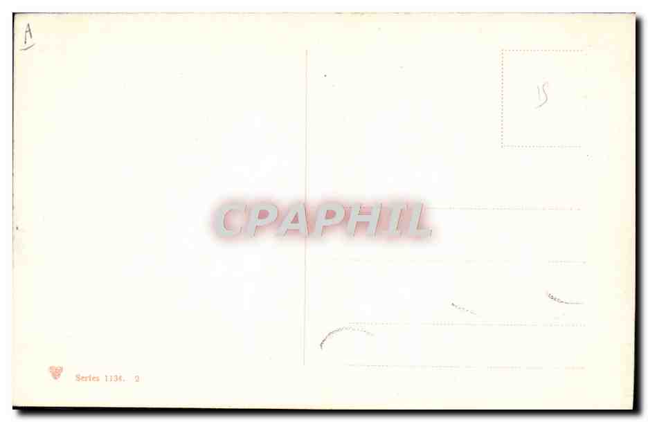 Coupé automobile — couple en tenue d'époque — éditeur CPAPHIL, série 1134, n°2 — Reverso