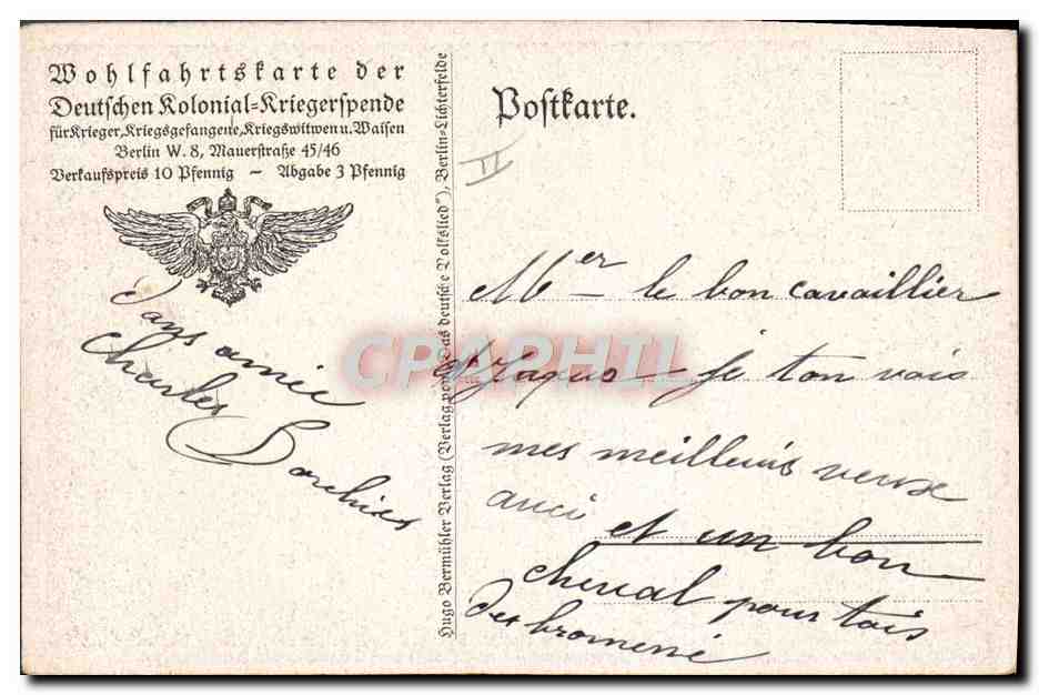 CPA Illustrateur Enfant Cheval H Baluschek — Rückseite
