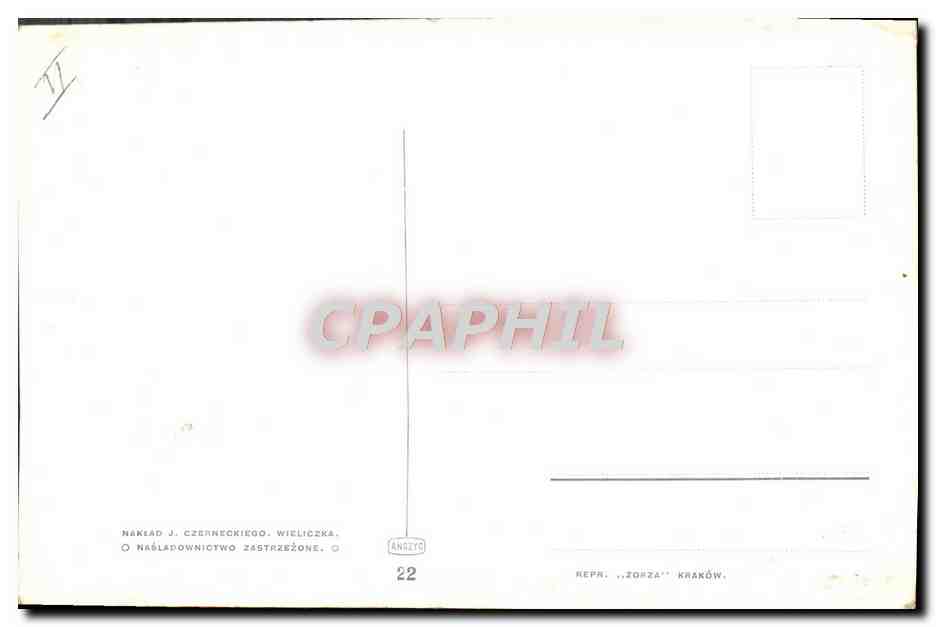 CPA Illustrateur Jarocki Swiecenie Wody  — Rückseite