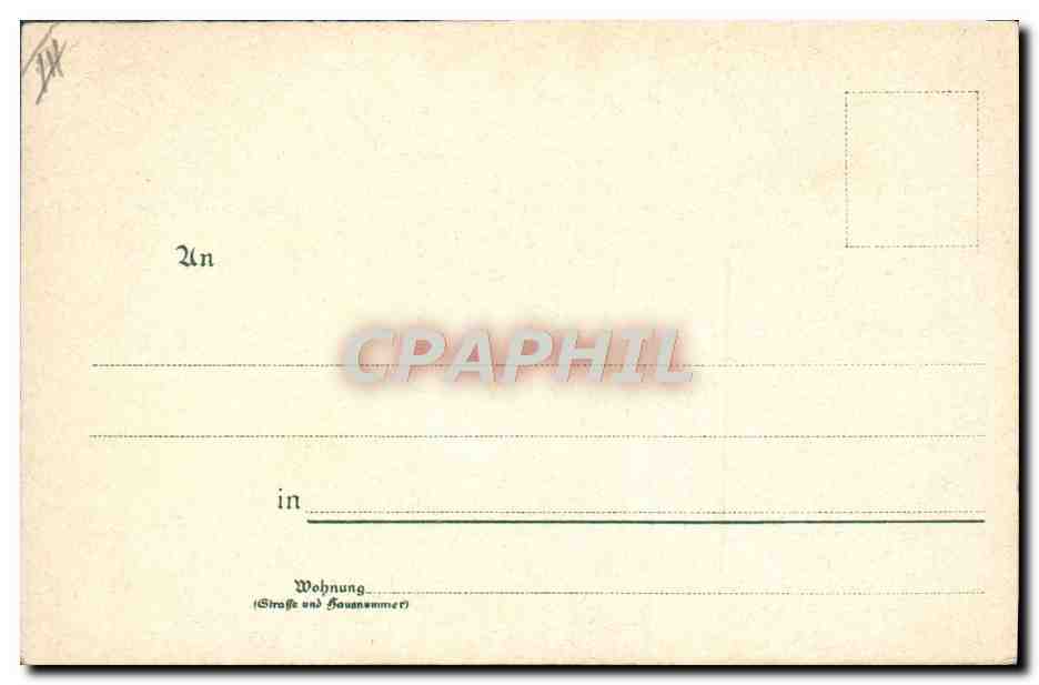 CPA Illustrateur Homme Prosit Neujahr  — Rückseite