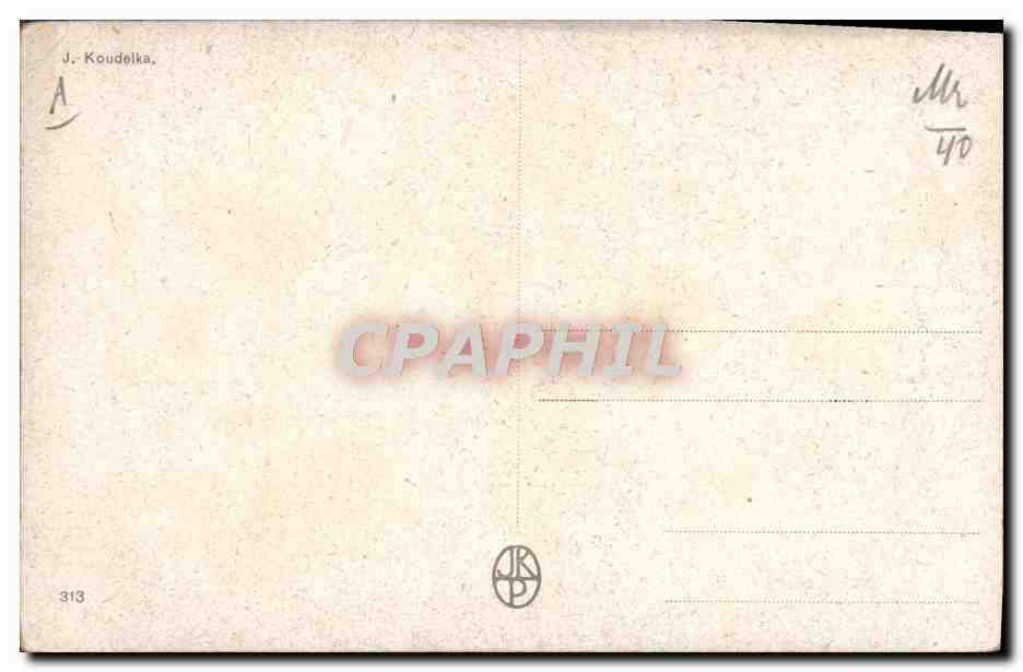 CPA Illustrateur J Koudelka Folklore — Verso