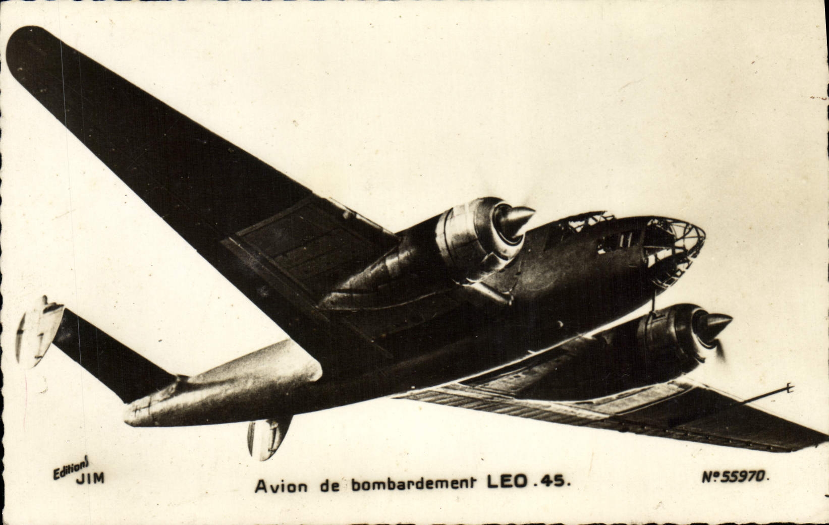 CPM Avion Aviation Avion de bombardement LEO 45