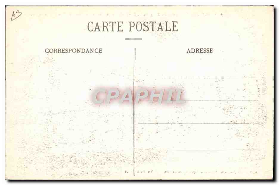 CPA Avion Aviation Dirigeable Zeppelin Brabant le Roi Restes du Zeppelin LZ77 abattu par les auto canons de Revigny  — Rückseite