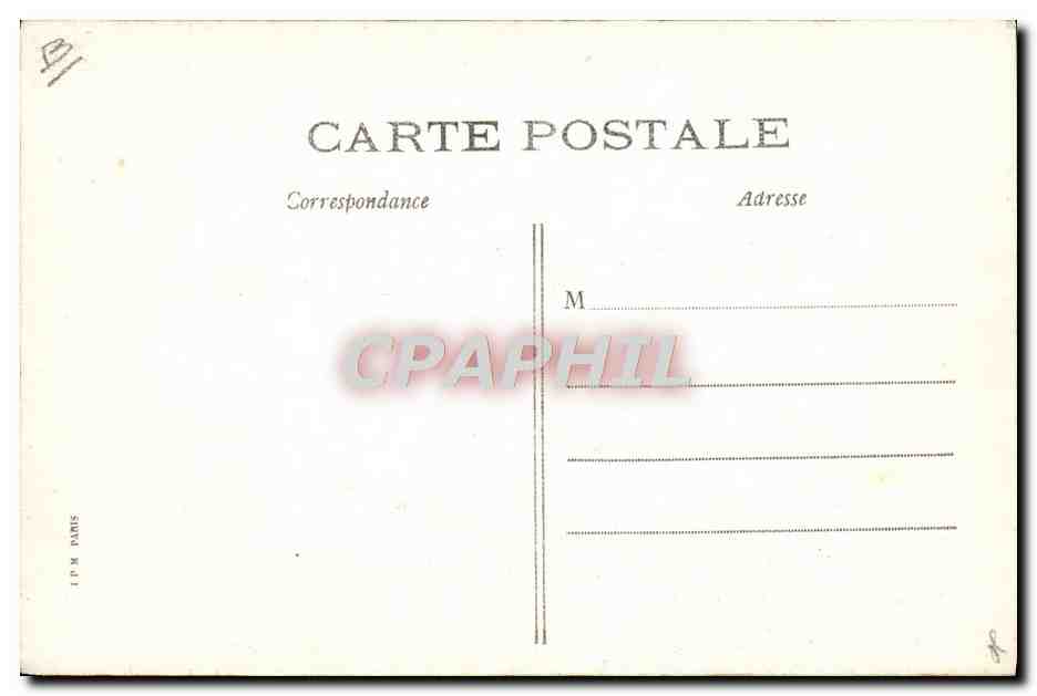 CPA Avion Aviation Dirigeable Zeppelin Preparation au LAchez Tout ! — Rückseite