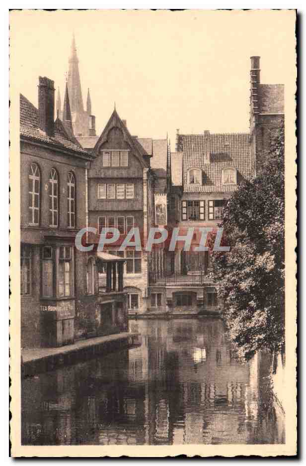 CPA Bruges Vue sur la Croix de Bourgogne 