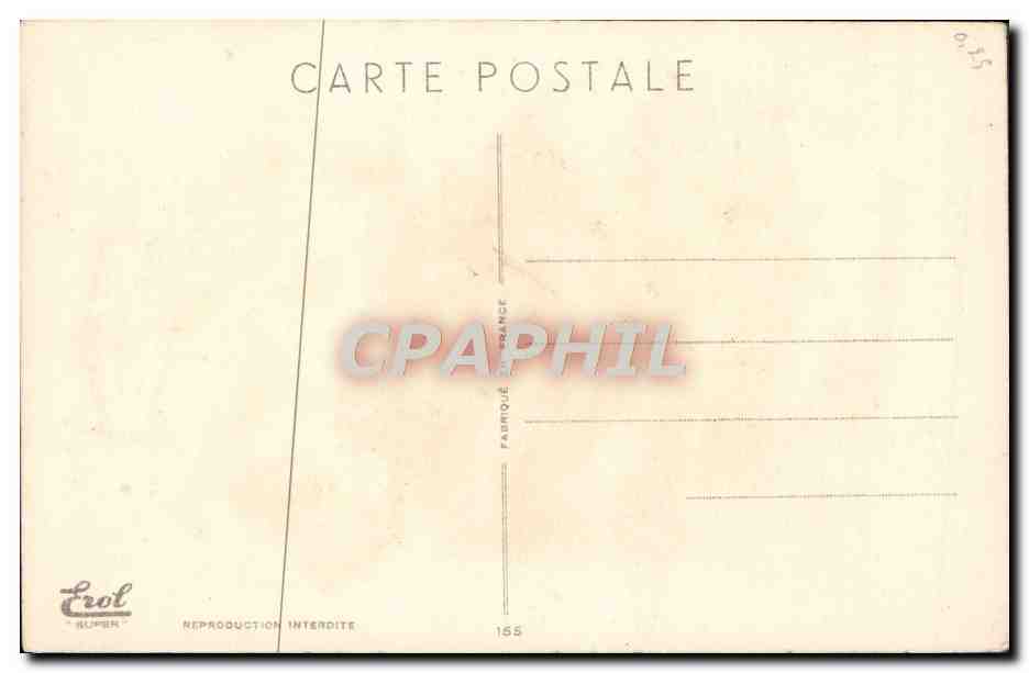 CPA Fantaisie Rose — Verso