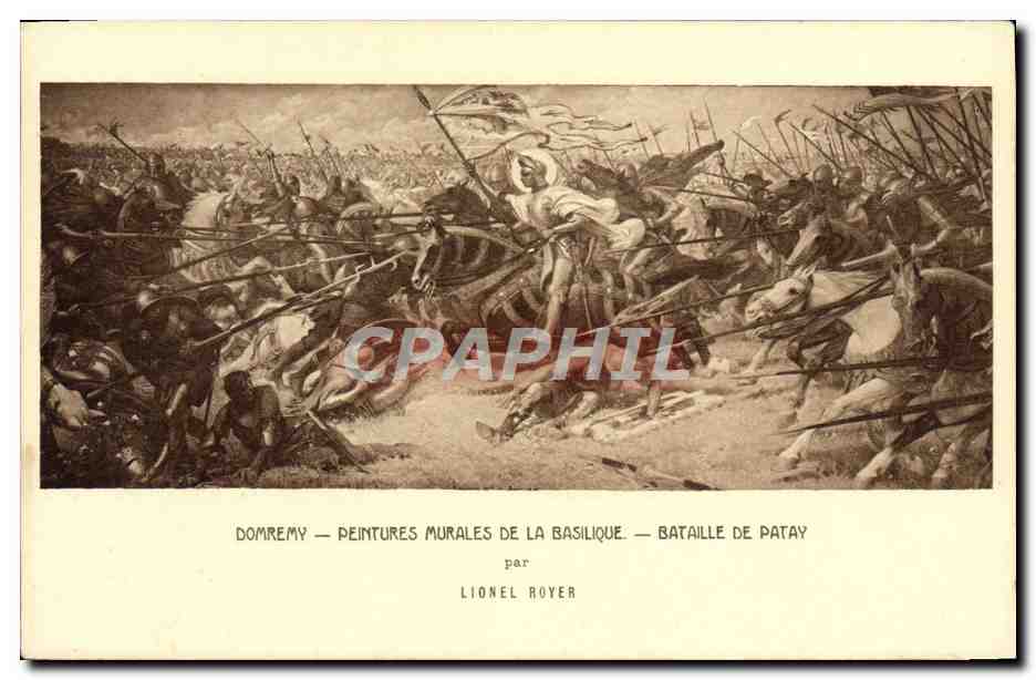 CPA Domremy Peintures Murales De La Basilique de Patay par lionel Royer