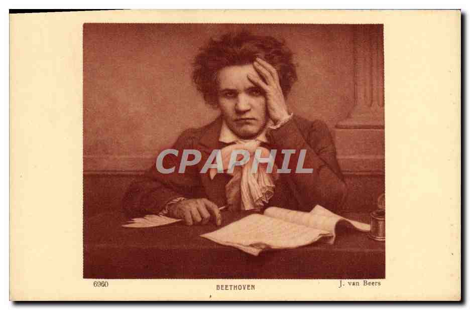 CPA Beethoven J Van Beers