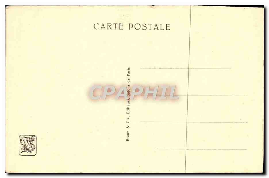 CPA La Lecon De Danse Gilbert — Verso