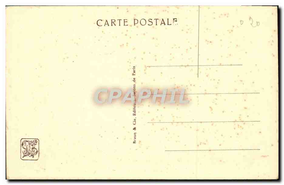 CPA Contemplation D'Automne Osbert — Verso