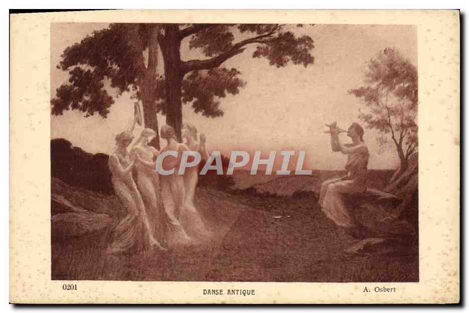 CPA Danse Antique Osbert
