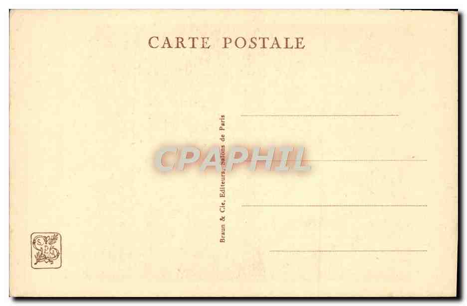 CPA Franz Schubert Bacchi — Verso