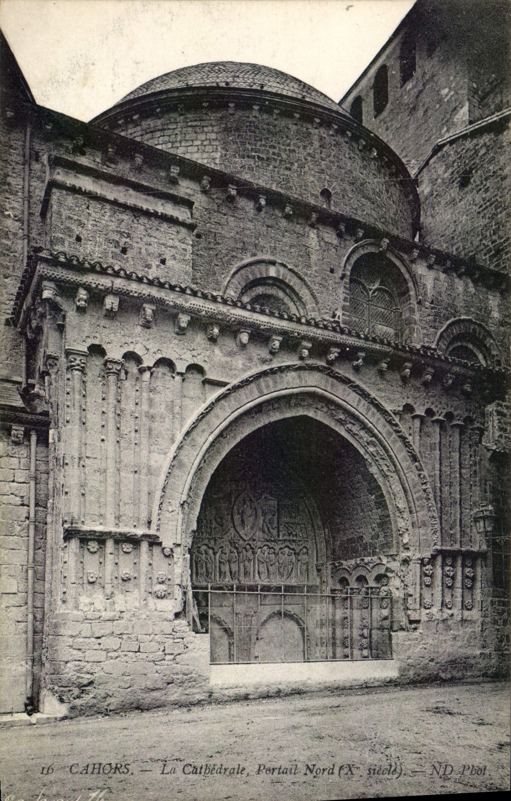 Cahors — La Cathédrale, Portail Nord (Xe siècle) — ND Phot