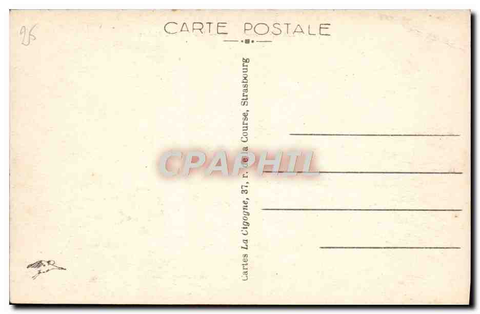 CPA Besancon Les Bains Vallee De La Malate — Rückseite